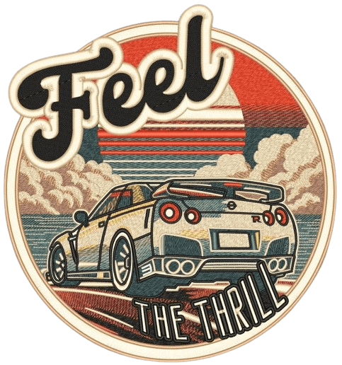 Example embroidery digitized patch by Alfresco Crafted